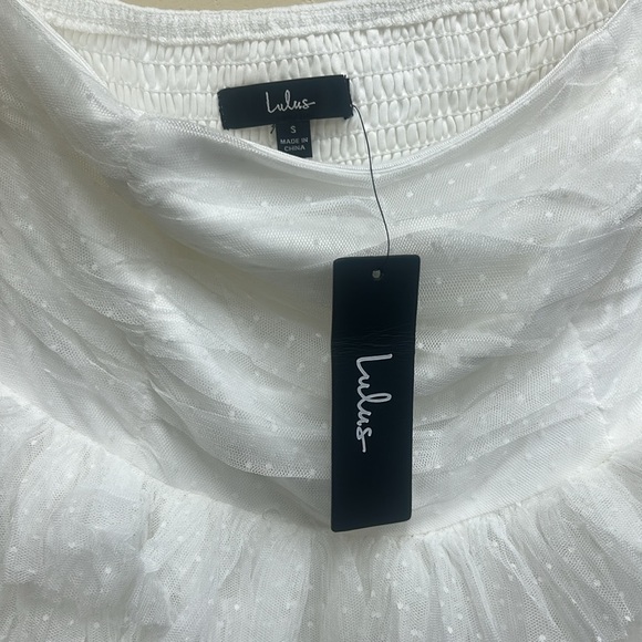 Lulus White Strapless Dress NWT - Picture 4 of 4